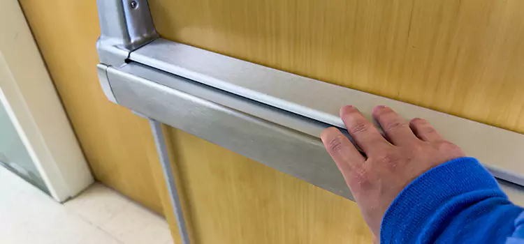 Installing a Push Bar on a Door Royal Palm Beach